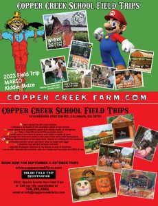 Field Trips Fall 2023 Copper Creek Farm in Calhoun, Georgia